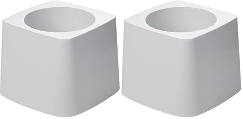 Image of Rubbermaid Commercial Products Toilet Bowl Brush Holder, 5-Inch, White, For Bathroom /Restroom Storage (Pack of 2)