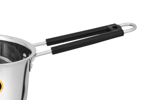 Kanshita's Rasoiware Stainless Steel Sauce Pan/Tea Pan 750 and 1000 ML (Induction and Gas Stove Friendly) Pack of 2 - Image 5