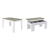 producto 1: Las medidas de la mesa Kendra cerrada son: 140 cm (largo) x 78 cm (alto) 90 cm (ancho); medidas de la mesa Kendra abierta: 190 cm (largo) x 78 cm (alto) 90 cm (ancho).