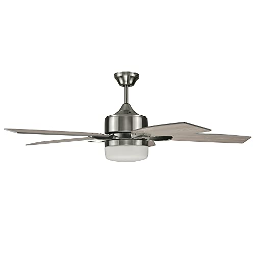 Image of Design House Grayson Ceiling Fan, 52 inch, Brushed Nickel