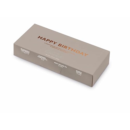 Hotel Chocolat Happy Birthday Pocket Selection - 8 Of Our Bestselling Alcohol-Free Chocolates 100g