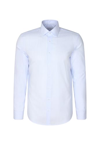 Seidensticker Herren Business Hemd - Shaped Fit - Bügelfrei - Kent-Kragen - Langarm - 100% Baumwolle