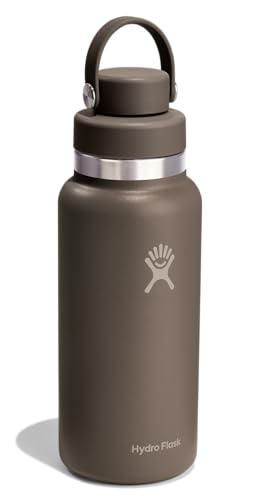 Image of Hydro Flask Water Bottle - Insulated Stainless Steel - Wide Mouth Flex Chug Lid, Non Spill, Leakproof in 32 Oz Sandpiper
