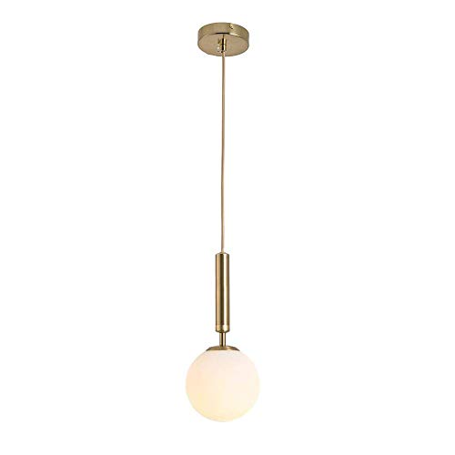 Lámpara de techo moderna para comedor en cristal y metal ajustable 4