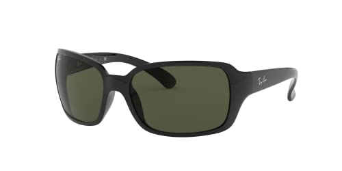 Ray-Ban - Lunette de soleil 0rb4068 RB4068 Rectangulaire - Femme, Black (601 Black)