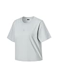 [XEXYMIX] ヨガウェア トップス 半袖 Tシャツ レディース xtfst08j2 クロップド丈 S ペール・ブルー