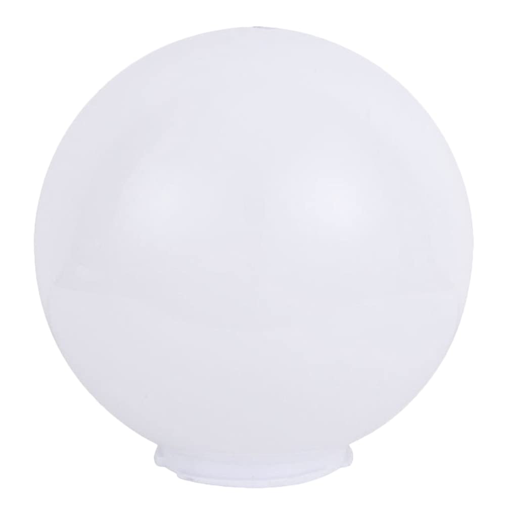 LALAFINA Acrylic Spherical Lampshade Replacement Cover Milk White for Outdoor Globe Lights for Garden Ornaments and Lamp Post Decor