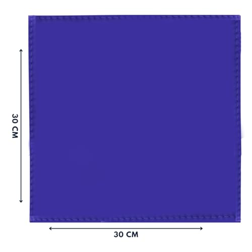 Image of LEONARDI Men's Solid Pocket Square | 30cm x 30cm | Smooth texture | Microfiber | Pack of 1 |