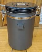 Envase Hermético para Café SUEIANNMN 1.8L Acero Inoxidable Gris