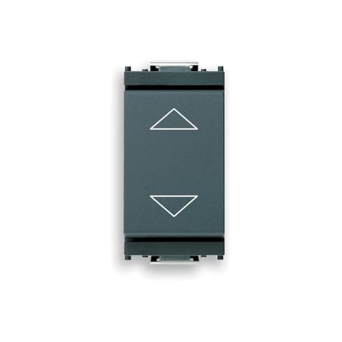 Vimar Serie Idea – Pulsante commutatore 1 polo 10 A Grigio