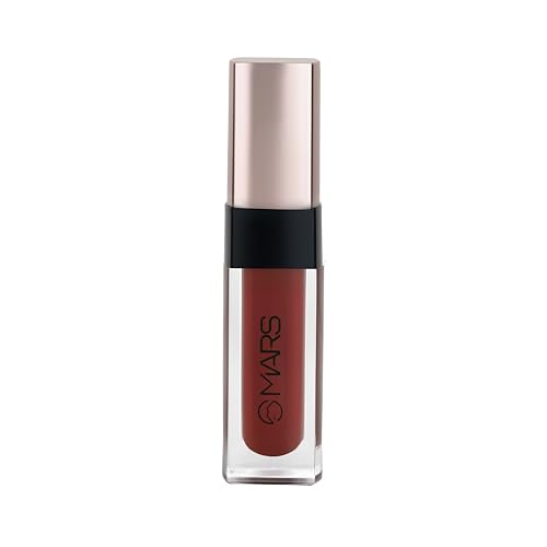 Image of MARS Popstar Non-Drying Liquid Mousse Lipstick for Women with Matte Finish | Lightweight and Non-Sticky Formula | Up to 12 Hour Long Lasting | Transferproof & Waterproof (6.0ml) (08-Muse)