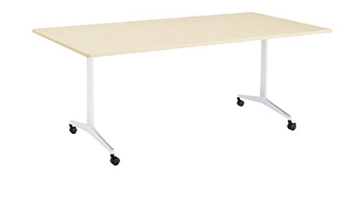 �y���[�J�[�z���E�ݒu�E�g���z�R�N�� �~�[�e�B���O�e�[�u�� JUTO MT-JTTR211SAWMT1-C �p�`�V�� T���r ���E���h�R�[�i�[ ��210×���s100cm �V�i�`�������I�[�N/�r�z���C�g �L���X�^�[�t