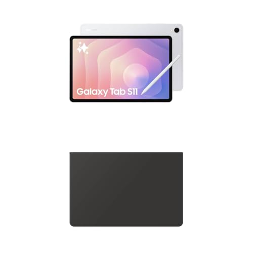 Image of Samsung Galaxy Tab S11 512 GB WiFi Android Tablet + 1 /2 Off Galaxy Tab S11 Book Cover Keyboard Slim (Value $72.49), Large Display, Durable, Slim, Light, S Pen, AI Assist, Silver
