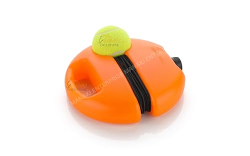 MANAKI ENTERPRISE Plastic Tennis Trainer Rebound Ball,Solo Training Equipment For Self-Pracitce,Portable Tool,Tennis Rebounder Kit (No Bat & Racket Included, Portable, Solo Practice Ball 1 Pcs, green) 2 216WQNwqlbL