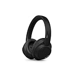 PHILIPS H6509 Wireless Headphones,Over-Ear Bluetooth Headphones with Noise Canceling Pro,Dynamic Bass,70H Battery Life,Fast Charging,Soft Ear Cups,Bluetooth 5.3, Multipoint Connectivity,App Control