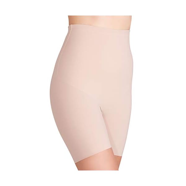 Flexees-Womens-Maiden-Form-Sleek-Smoother-Hi-Waist-Shorty Maidenform womens Maiden Form Sleek Smoother Hi-waist Shorty shapewear briefs, Paris Nude, Medium US