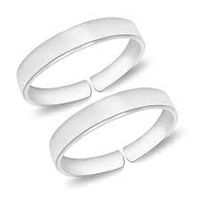 Jewelquick 925 Plain Simple Comfortable Silver Toe Rings in Pure 92.5 Sterling Silver for Women (Leg Thumb Ring) - 6 gram (B0C7LDW77H) Amazon Price History, Amazon Price Tracker