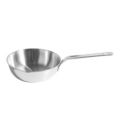 IMEEA 5.5 Small Egg Frying Pan 304 Stainless Steel 12 Egg Omelet Pan