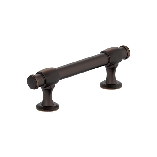 Amerock BP36770ORB | Oil Rubbed Bronze Cabinet Pull | 3 inch (76 mm) Center to Center Cabinet Handle | Winsome | Drawer Pull | Kitchen Cabinet Handle | Furniture Hardware by Amerock - Used condition - US$6.19