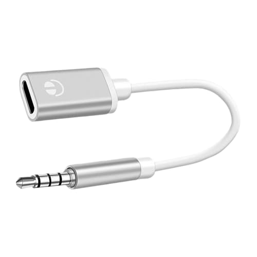Genérico Cable De Audio Hembra De 3,5 Mm Macho A Tipo C, Cable De Auriculares Tipo C A 3.5mm para Coche, Convertidor De Adaptador De Teléfono Móvil De, Adaptador De Auriculares para Llamadas