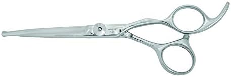 Wolff Grooming Shears - 7.0 to 9.0, Choose Straight, Curved, Bent Shank, Ball Tip (7" Straight - Ball Tip)