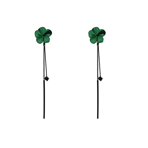 Boucles d'oreilles rétro à pampilles de fleurs pour look dame chic