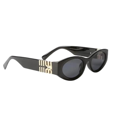 Lunettes de soleil œil de chat à petite monture géométrique verre haute protection UV400