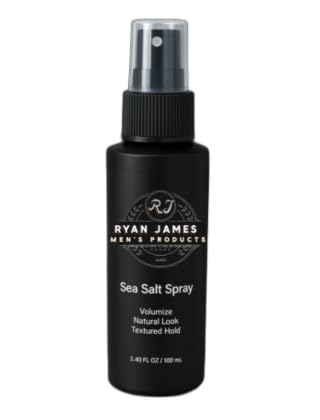 Ryan James Mens Sea Salt Spray Instantly Volumizes Texturizes All Natural Finish Texture Hair Spray for Men Women