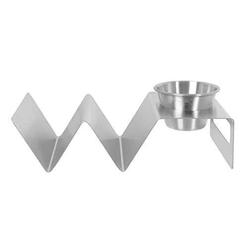 Hoement 1juego Soporte De Tacos Inoxidable Rack para Burritos y Tortillas Organizador y Anti Almacenamiento De Tacos Cocina
