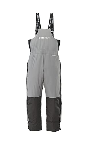 Strikerice Apex Bib Warm Waterproof Fishing Bibs For Men With Primaloft Insulation, Smoke 3Xl #TOP5