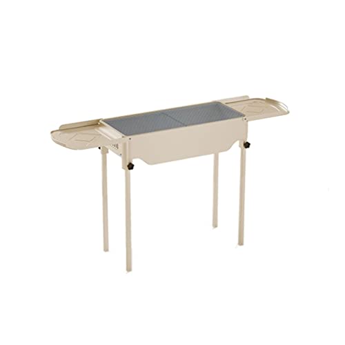 Estante portátil para barbacoa de carbón, estufa de camping al aire libre, parrilla compacta para el hogar y viajes, ideal para portón trasero y picnics, fácil de instalar y usar