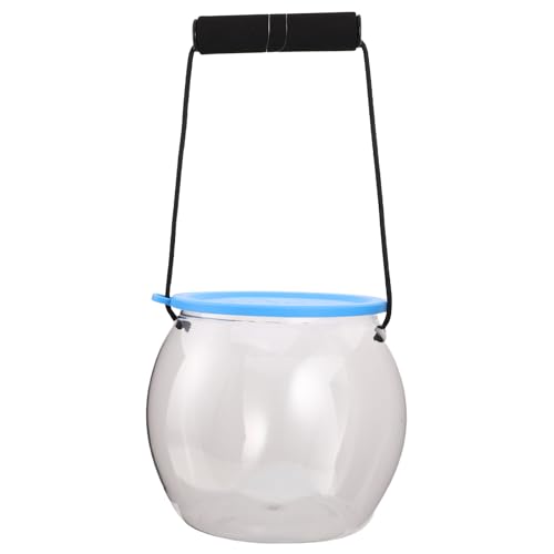 Petit aquarium portable à eau de mer ventilé pour crevettes et crabes