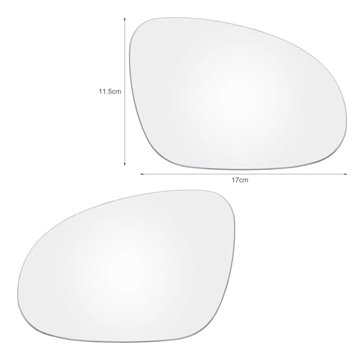 Cristal de espejo derecho para Rabbit MK5 retrovisor exterior para Jetta MK5 coche espejo convexo