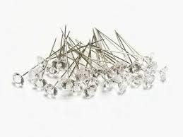 Crystal Clear Diamond Pixie Corsage / Boutonniere Pins 3/4 100pcs