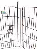 24H X 24" 8 Panel Gogo Gold Zinc Exercise Pen W/Door #TOP2