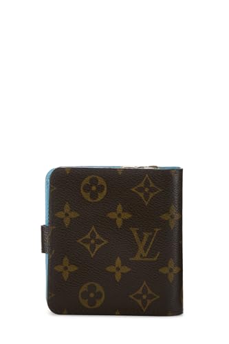 Pre-Loved Monogram Canvas Groom Compact Wallet, Brown3