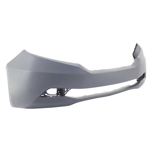 Image of FitParts Compatible with Honda Odyssey 2011-2013 Front Bumper Cover | Primed, Without Parking Sensor Holes, Ready to Paint, OEM 04711TK8A90ZZ, HO1000276