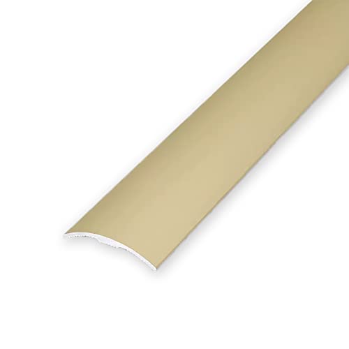 Floor Transition Strip Metal Transition Strips For Laminate Floor, Uneven Floors Thresholds Reducer Flute Vinyl, Balcony Smooth Cuttable Edge Protector Decoration (Color : Gold) #TOP30