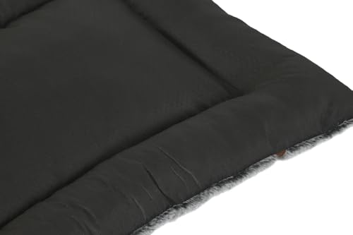 Coussin pour chien gris clair en polyester 86x69x7 cm pour grand confort