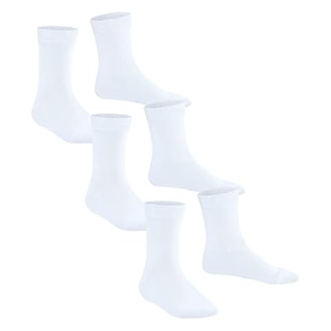 FALKE Family 3-Pack K SO algodón unicolor 3 pares, Calcetines Unisex niños Cover
