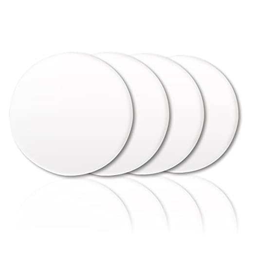 CLOATFET Door Stopper Wall Protector, 3.15" Larger White Silicone Door Stop with Strong Adhesive, Quiet/Shock Absorbent Door Knob Wall Protector Door Bumper to Protect Wall Surfaces(4 Pack 8cm)