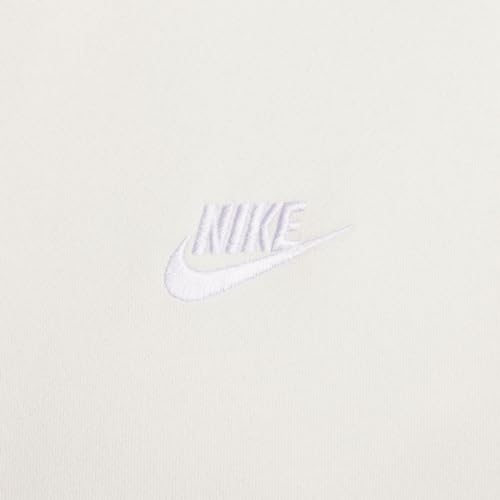 Nike Sportswear Club Fleece Men's Full-Zip Hoodie (BV2645-133, Sail/Sail/White) Size X-Large