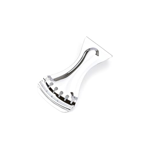 Lizusidtsy Zinc Alloy Tailpiece Tailpiece Tailpiece 6 String for Dobro Style for Resonator Guitar Chrome, 500417300