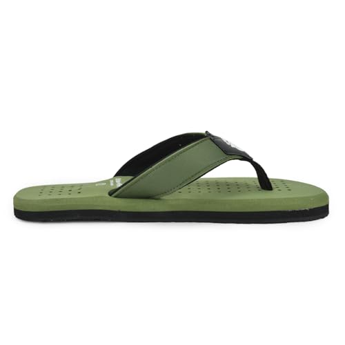 Image of Ortho + Rest Men's Flip Flops, Slippers For Men Daily Use | Soft Cushioned, Anti Skid, Lightweight Casual Chappal, Orthopedic Diabetic Comfortable Footwear, Breathable Cushion Flipflops