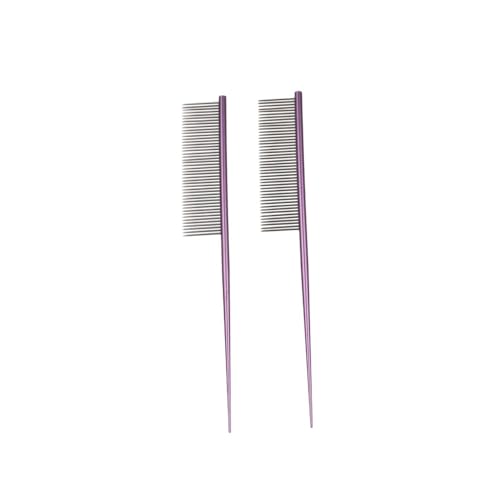 Peines para perros acero inoxidable pack 2 piezas miniatura 1