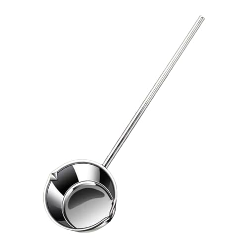 MERIGLARE Cacerola Pequeña para Calentar, Cocina Profesional, Restaurante, Sartén Antiadherente con, Olla para Derretir, Cucharón, 300ml