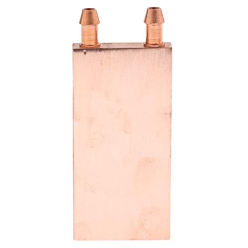 zalati Copper Cooling Block Water Cooling Heatsink DIY Warm Heat Sink System for PC Computer CPU Graphics Radiator 40x80mm - Image 3
