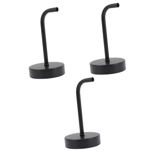 DOITOOL 3juegos Soporte De Pared Para Lámpara De Hierro Forjado Tubo Curvo De Accesorio De Iluminación Para Montaje Fácil Pared Diseño Minimalista y Estable Para Decoración Del Hogar
