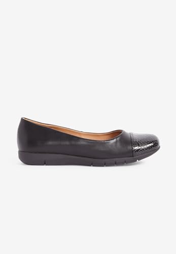 Comfortview Women's Wide Width The Fay Flat4
