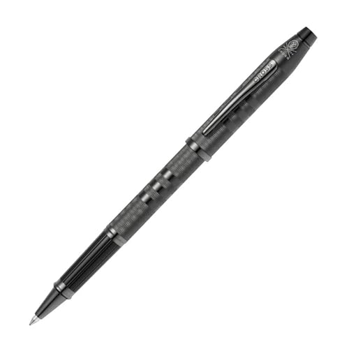 Image of Cross Century II Classic Black Rollerball Pen - Sophisticated Luxury Writing Instrument with Smooth Ink Flow for Professionals and Gift Giving (Midnight Black)